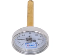 Термометр МЕТЕР ТБ-063-1 T=0..120 С L=80мм кл.2.5, с латун.гильзой G1/2 1660