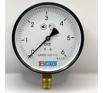 Манометр МЕТЕР ДМ 02-160-1-G Р=0..6 бар G1/2 кл.1.5 760
