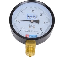 Манометр МЕТЕР ДМ 02-100-1-G Р=-1..5 бар G1/2 кл.1.5 684