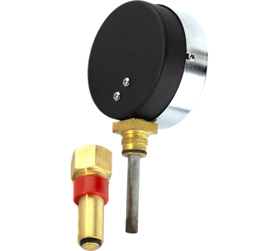 Термоманометр ПО Физтех, АО МПТ 0…120C/0…0,6 МПа кт.2,5 d.80 IP40 G1/2 РШ L64 4687205455468