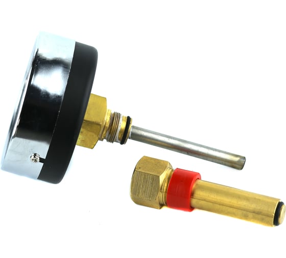 Термоманометр ПО Физтех, АО МПТ 0…120C/0…1,6 МПа кт.2,5 d.80 IP40 G1/2 ОШ L64 4687205455413