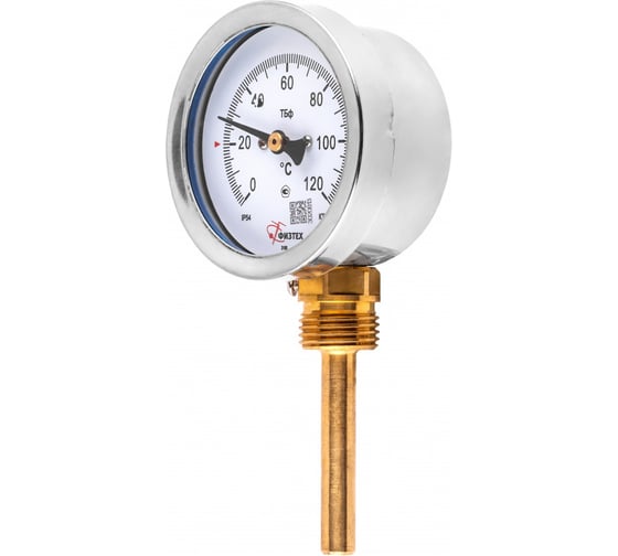 Термометр ПО Физтех, АО ТБф-120 0…120C кт.2,5 d.63 IP54 РШх6 ГЗЛ-РТ A2.0x14 U64x9/1 4687205455314 1