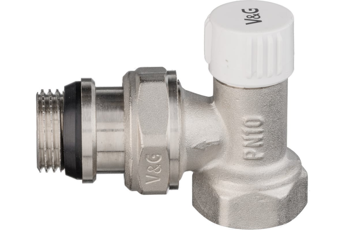 Радиаторный клапан VALOGIN 1/2 настроечный угловой VG-602201 - выгодная ...