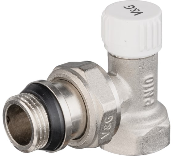Радиаторный клапан VALOGIN 1/2 настроечный угловой VG-602201
