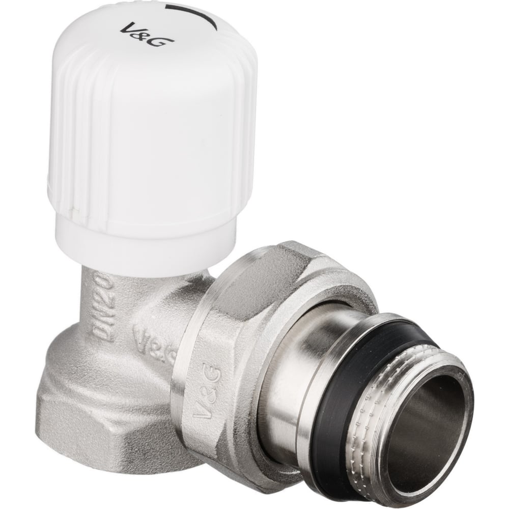 Клапан радиаторный VALOGIN 1/2 ручной регулировки, угловой VG-601202 ...