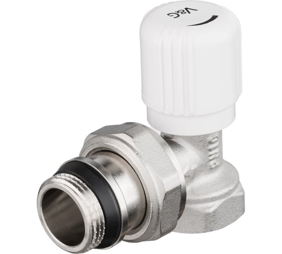 Клапан радиаторный VALOGIN 1/2 ручной регулировки, угловой VG-601202