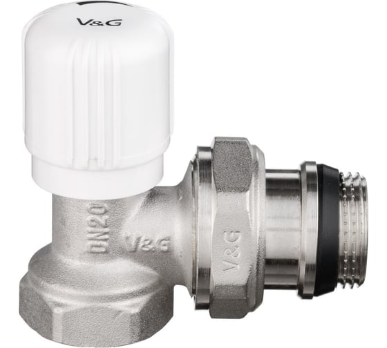 Клапан радиаторный VALOGIN 1/2 ручной регулировки, угловой VG-601202