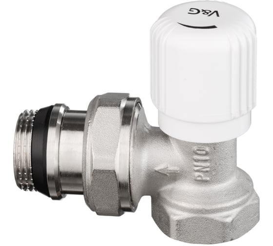 Клапан радиаторный VALOGIN 1/2 ручной регулировки, угловой VG-601202