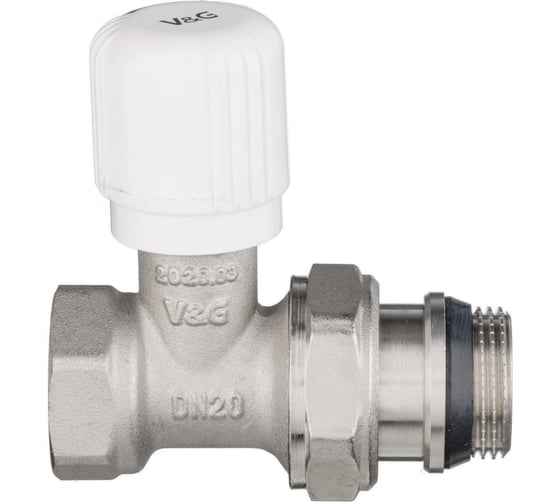Радиаторный клапан VALOGIN 3/4 ручной регулировки, прямой VG-601102 1