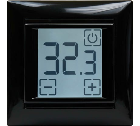 Термостат сенсорный встраиваемый SPYHEAT SDF-419B (черный)