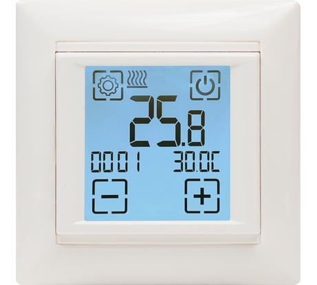 Термостат программный сенсорный встраиваемый SPYHEAT SDF-421H