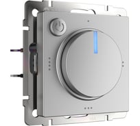 Электромеханический терморегулятор Werkel W1151106 для теплого пола серебряный a051521