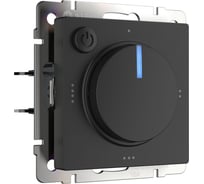 Терморегулятор Werkel  W1151108 электромеханический для теплого пола черный a051624