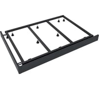 Экран для поддона Taliente Март 120x80 черный FPSE-ST-120B