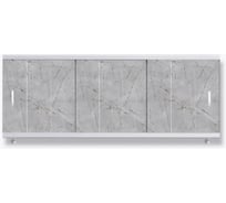 Экран пластиковый под ванну Alavann Elegant 170 см, каспий коричневый, раздвижной на алюминиевом профиле, 3 дверцы ALV0929009