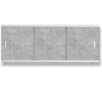 Экран пластиковый под ванну Alavann Elegant 150 см, каспий коричневый, раздвижной на алюминиевом профиле, 3 дверцы ALV0928009