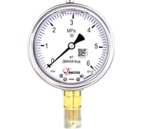 Манометр Физтех ДМ8008-ВУф 0-6 МПа, кт.1.0, d.100, IP54, M20x1.5 РШ ВуГл 4687205454577