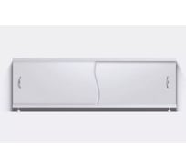 Экран пластиковый под ванну Alavann Elit 170 см, белый, раздвижной на алюминиевом профиле, 2 дверцы ALV0931001