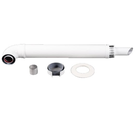 Комплект коаксиальный антилед Mizudo L850, 60/100мм, с хомутом K-C-01