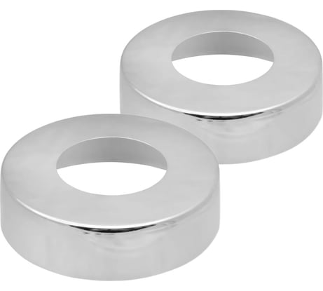 Чашка декоративная отражатель MasterProf 1", 67x35x18 мм, цилиндр, нержавеющая сталь, хром, 2 шт ТД.030804.2