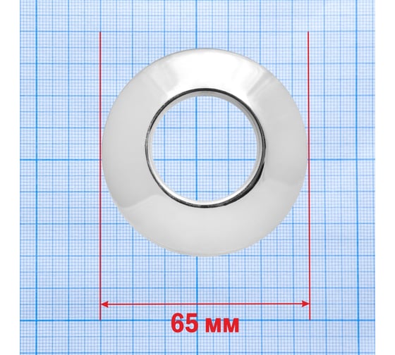 Чашка декоративная отражатель MasterProf 1", 65x32x20 мм, конус, нержавеющая сталь, хром, 2 шт ТД.030802.2