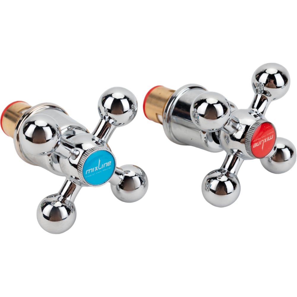 Кран-букса с маховиком mixline 1/2 керамическая 8х24, крест ML07 ...