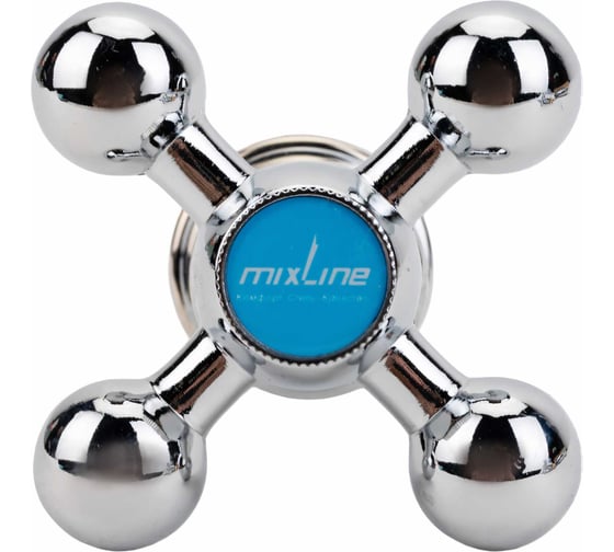 Кран-букса с маховиком mixline 1/2 керамическая 8х24, крест ML07 блистер, пара 526766