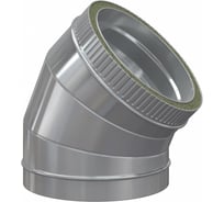 Изолированный отвод РОССТИН 45, D 150-200 мм., 304-0,5/430-0,5 НФ-00001630