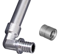 Трубка Г-образная для присоединения радиатора Altstream 16x500, аксиальная 035070102