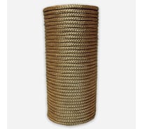 Базальтовый шнур BASFIBER диаметр 9 мм, длина 25 м, огнеупорный 700С, уплотнительный Шнур 9-25
