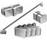 Набор фурнитуры Ravak B SET BSDPS-R 80, 90 хром D01000A075 1