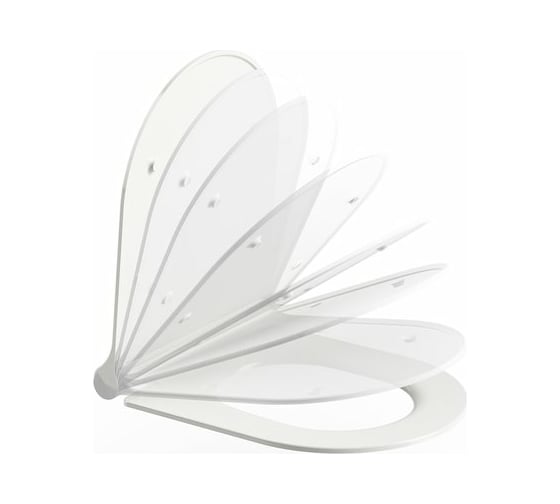 Сиденье для унитаза Ravak Uni Chrome Slim белое X01550 X01550
