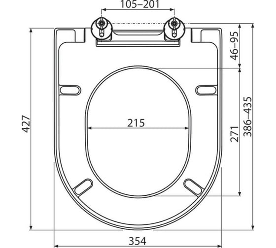 Сиденье для унитаза Ravak Uni Chrome 02A белое X01549 X01549
