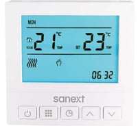 Термостат SANEXT программируемый, LCD, 6988
