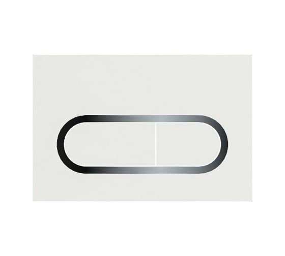 Кнопка инсталляционная Ravak Chrome белая X01455