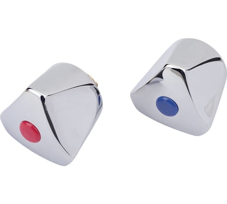 Комплект для смесителя Melodia della vita маховик Trio + кранбукса 3/8 8х20, керамика, по 2 шт. 34139