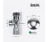Кран угловой IDDIS с отражателем, 1/2; 1/2, кран-букса, латунь 910B0P2C2CZ 4