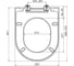 Сиденье для унитаза Alca Plast микролифт, дюропласт A674S 023-6257 2