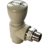 Вентиль для радиатора Damento угловой 25x3/4" серый (5/90) 013771