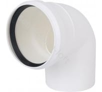 Полипропиленовый отвод Baxi 87 градусов, диаметр 110 мм HT KUG71413301