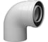 Коаксиальный отвод Baxi 90, диаметр 125/80 НT KHG71408871 1