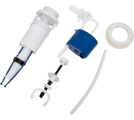 Арматура для бачка Псков шток, боковая подводка, белая 66.54.14.0 28100