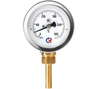 Радиальный термометр РОСМА  БТ-32.211 (0-120°C) ДК63, длина погружной части 64мм, резьба G1/2, класс точности 2.5, с защитной латунной гильзой D070-00932