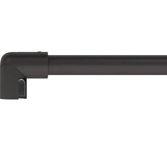 Штанга для крепления стекла душевой кабины Kin Long нержавеющая сталь WCG1008A Black