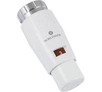 Термостатическая головка SCHLOSSER MINI, DZ, белый 601100049