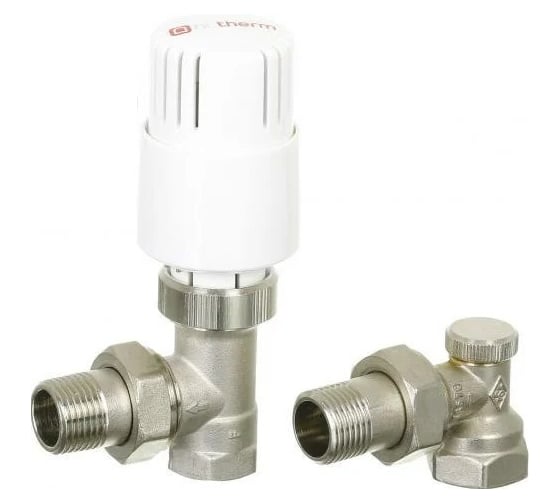 Комплект подключения радиатора Hi-Therm угловой, 1/2 602.120.824