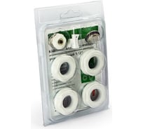 Универсальный комплект для подключения радиаторов Uni-Fitt 1/2" RAL 9016 KIT0112SIL11