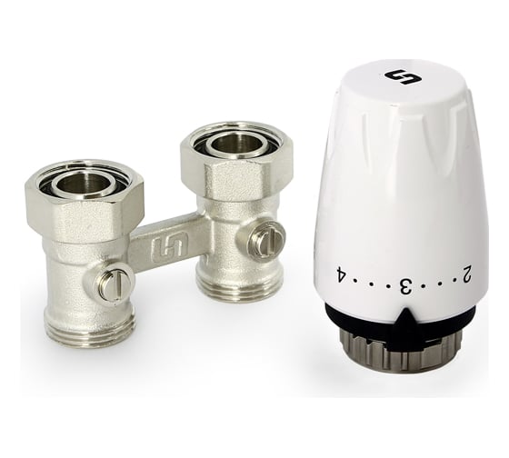 Комплект нижнего подключения Uni-Fitt для радиаторов Kermi, Rifar, прямой 192KIT30 1