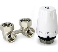 Комплект нижнего подключения Uni-Fitt для радиаторов Kermi, Rifar, угловой 193KIT30