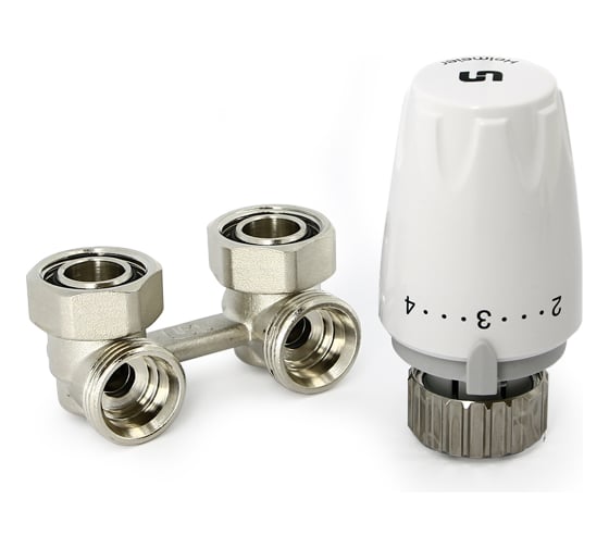 Комплект нижнего подключения Uni-Fitt для радиаторов Buderus, Vogel&Noot, угловой 193KIT31